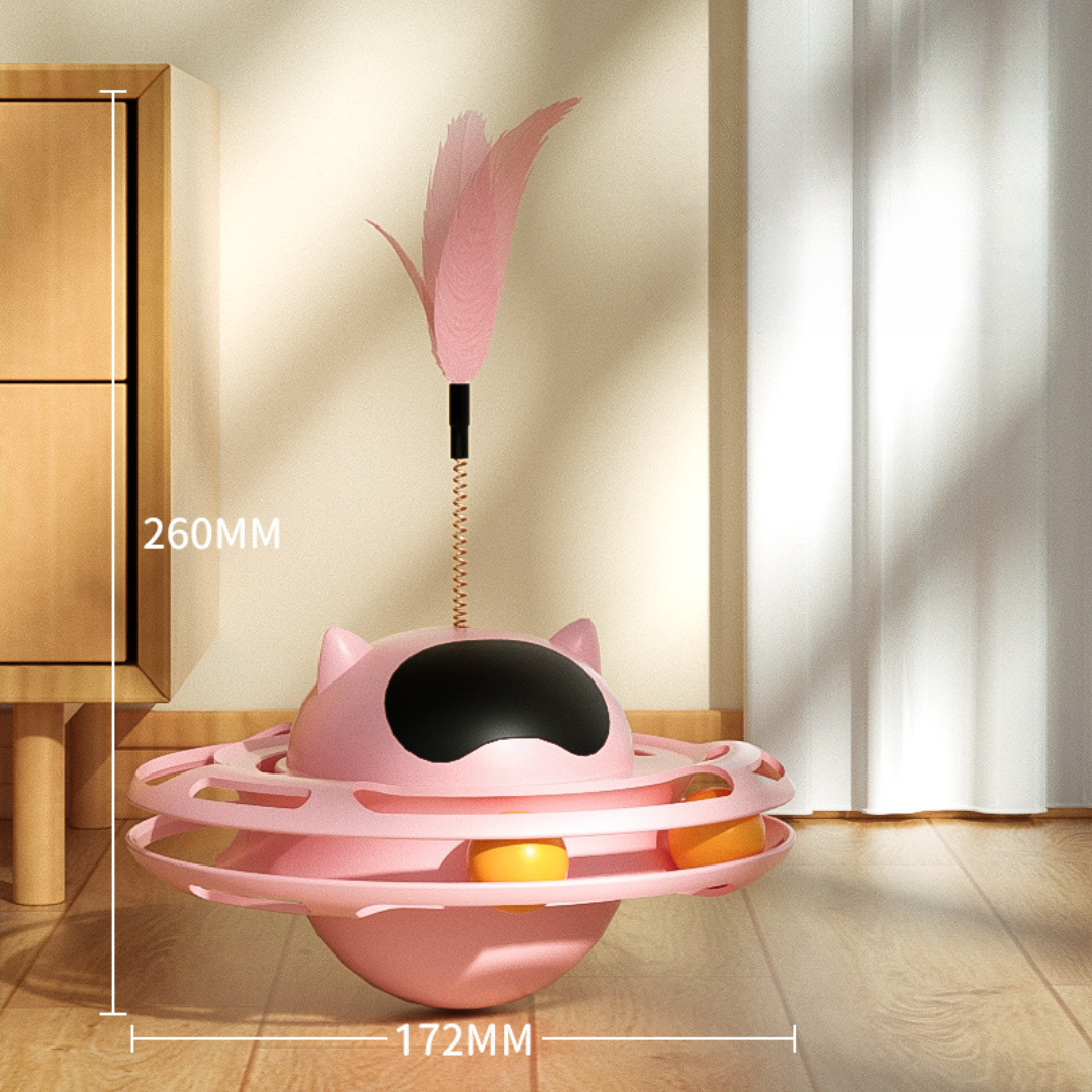 Cat Feather Tumbler Ball Tracks Interactive Cat Toys Wholesale