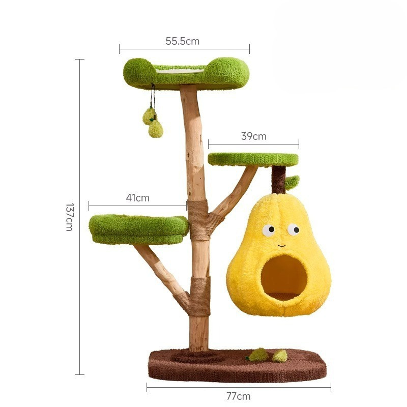Solid Wood Cat Climbing Frame Cat Tree