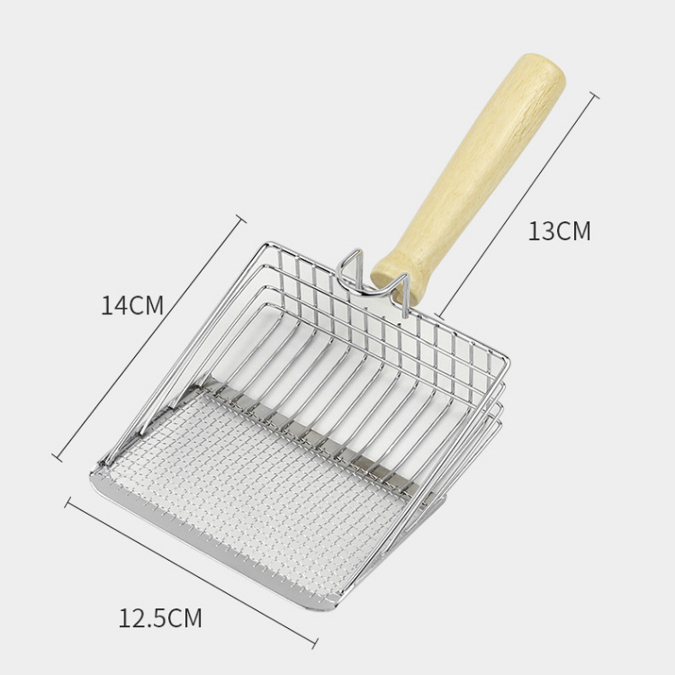 Stainless Steel Metal Cat Litter Shovel Scoop