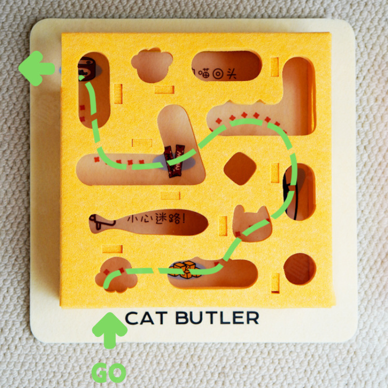 Cat Puzzle Game Box Maze Box Toys