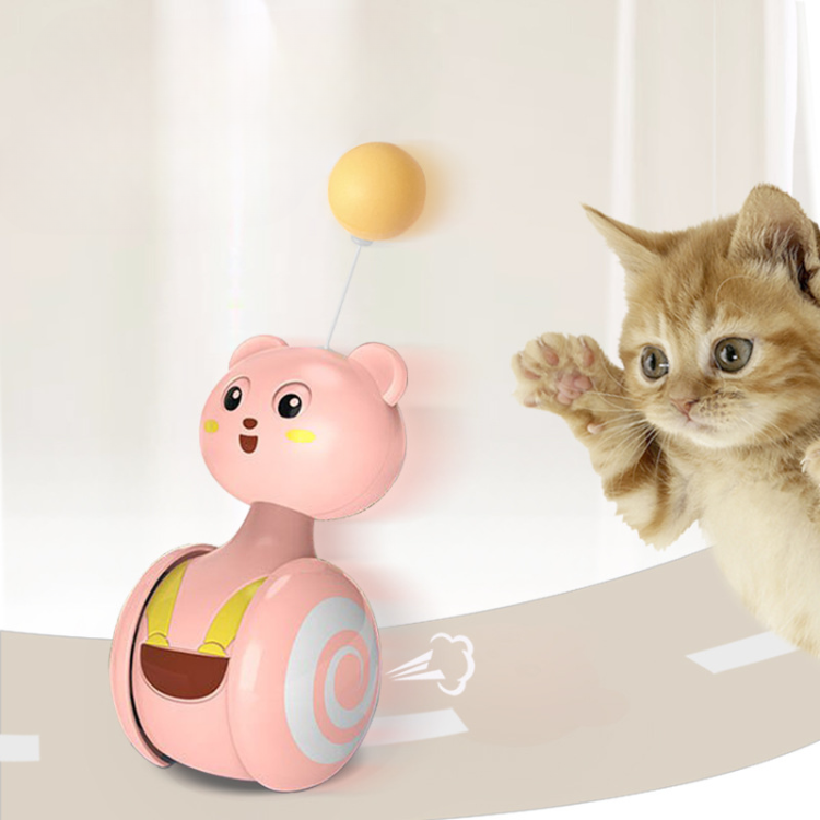 Katzenspielzeug Ball Fun Tumbler mit Feder