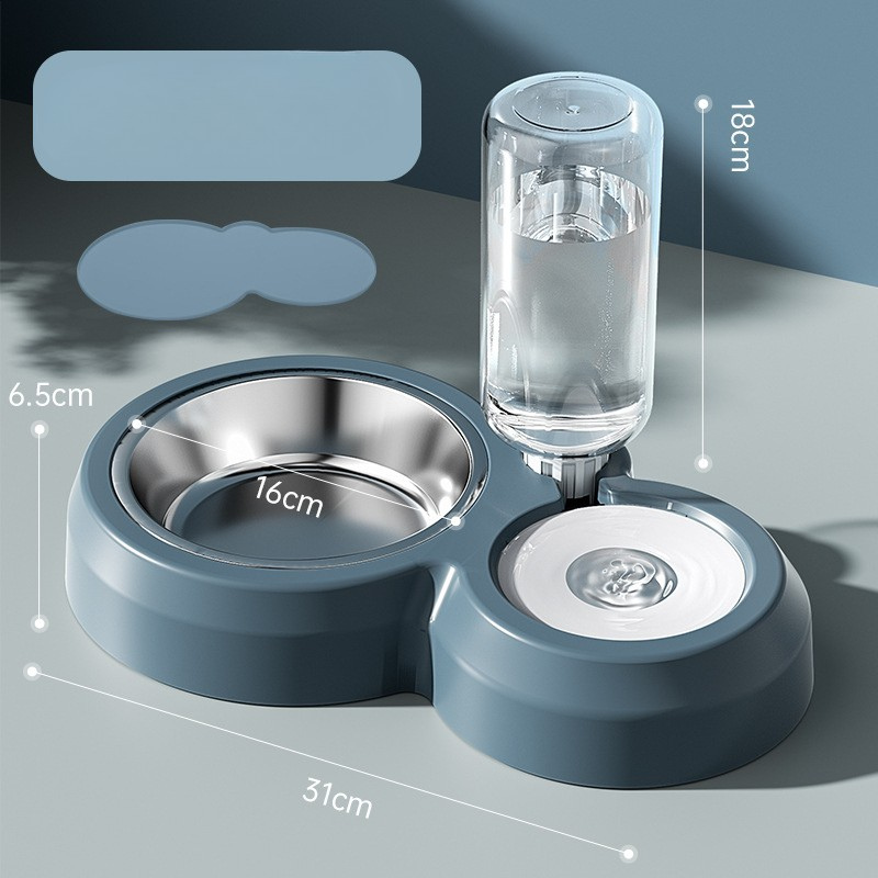 Dog Bowls Cat Food and Water Dispenser Bowl Set