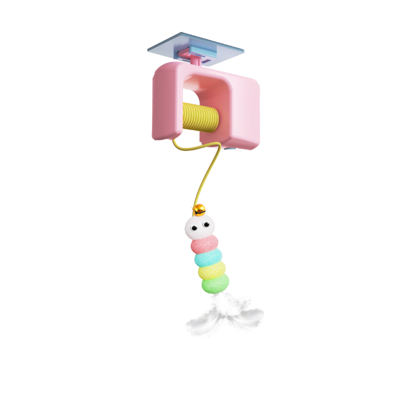 Cat Teaser Stick Caterpillar Electric Toys