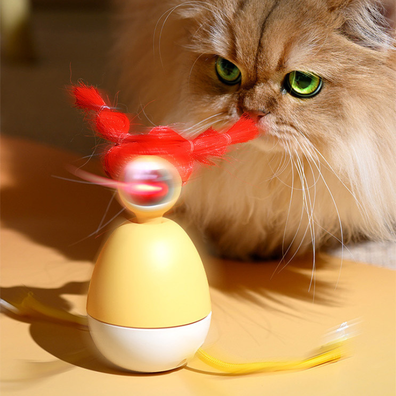 Electric Cat Toy Rotating Interactive Tumbler Toys