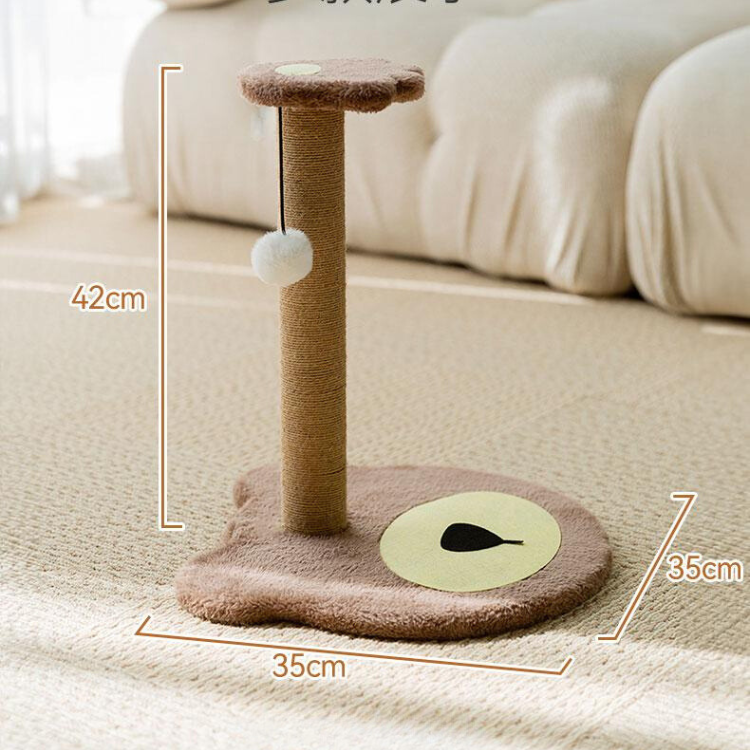 愛らしいコンパクトな猫用爪とぎおもちゃ