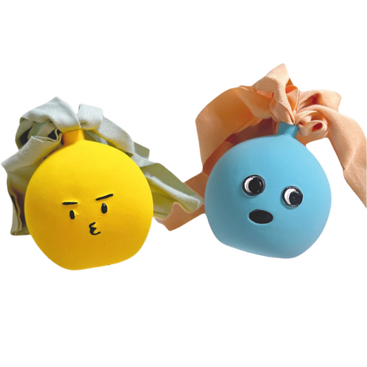 Dog Latex Chew Ball With Funny Expressions