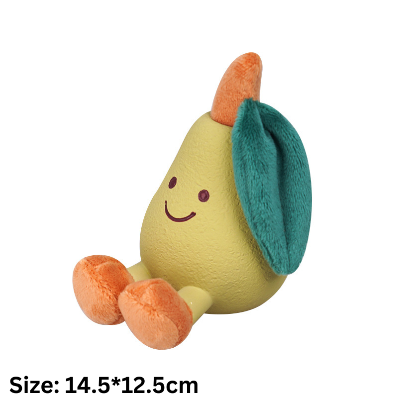 Fruity Sound Latex Plush Squeak Dog Toy