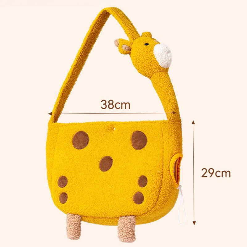 Giraffe Inspired Soft Cat Carrier Bag