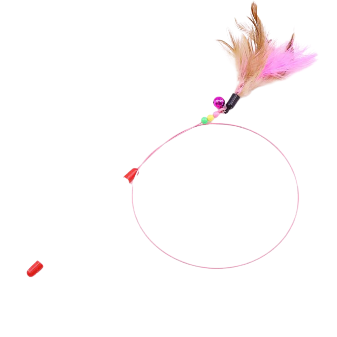 Interactive Feather Cat Teaser Toys