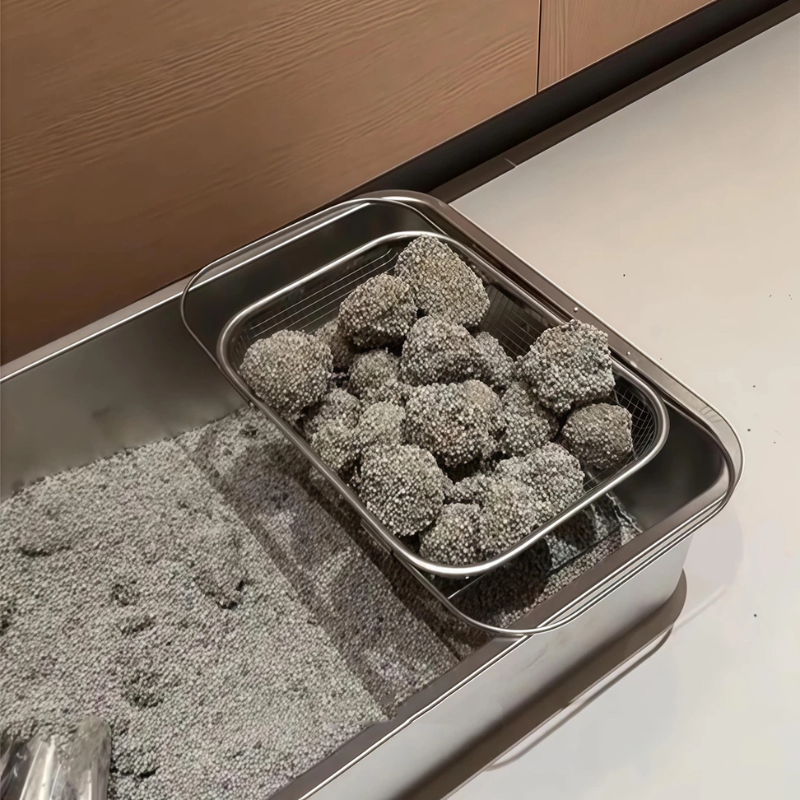 Stainless Steel Cat Litter Mesh Filter