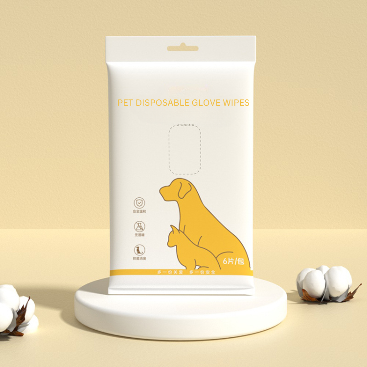 Pet Disposable Glove Wipes