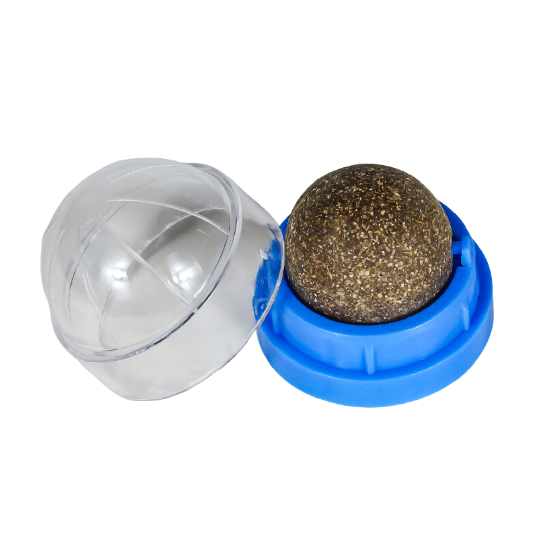 Round Spinning Catnip Treats Ball Toys