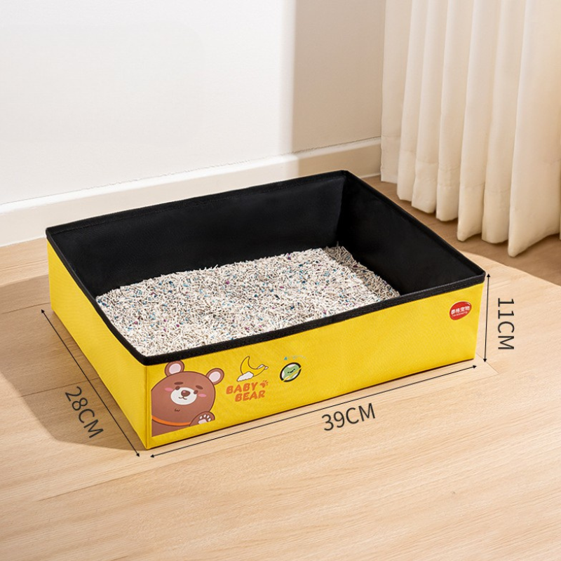 Waterproof Portable Foldable Cat Litter Box