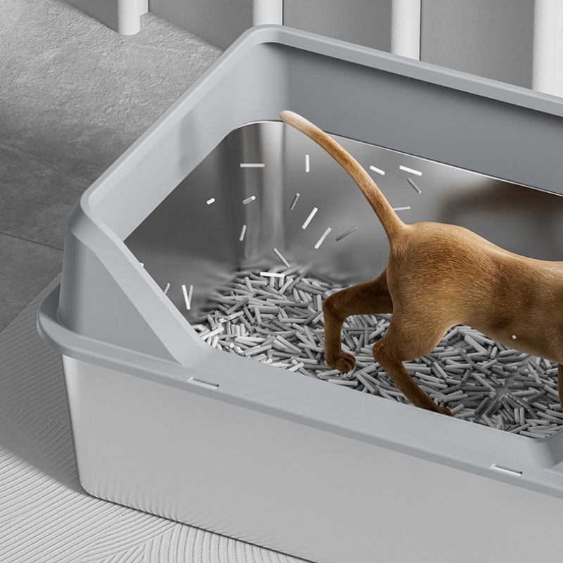 Stainless Steel Cat Litter Box