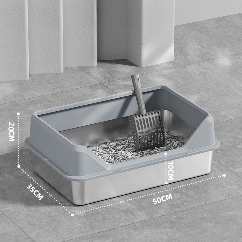 Stainless Steel Cat Litter Box