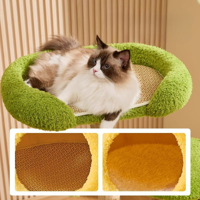 Solid Wood Cat Climbing Frame Cat Tree