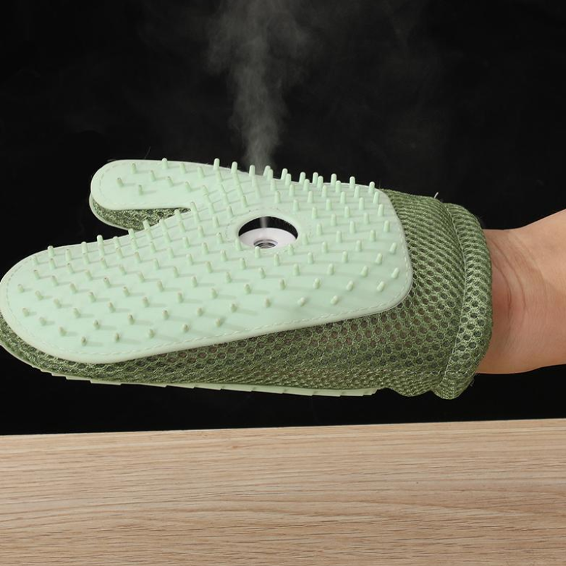 Pet Hair Removal Gloves Spray Massage Brush Gloves