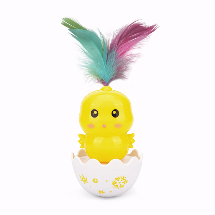 Katzenspielzeug Ball Fun Tumbler mit Feder