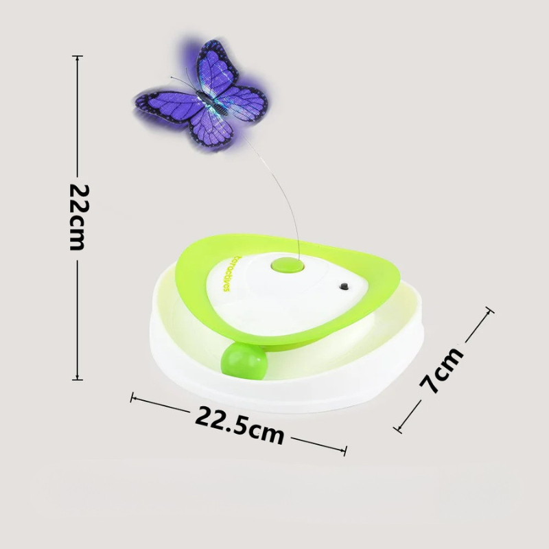 Interactive Butterfly Cat Toy Automatic Spinning Teaser