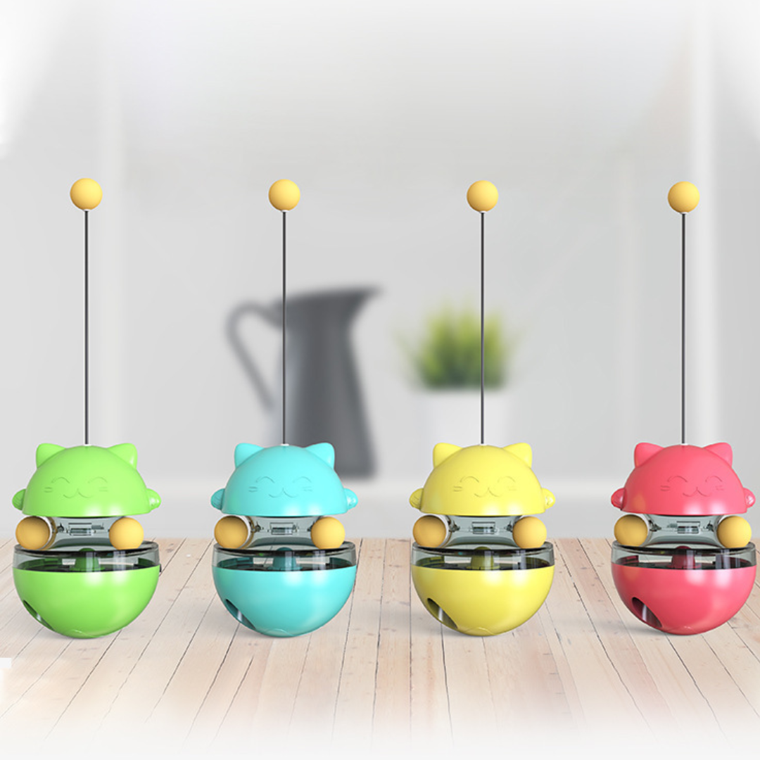 Cat Tumbler Interactive Treat Dispenser Toy