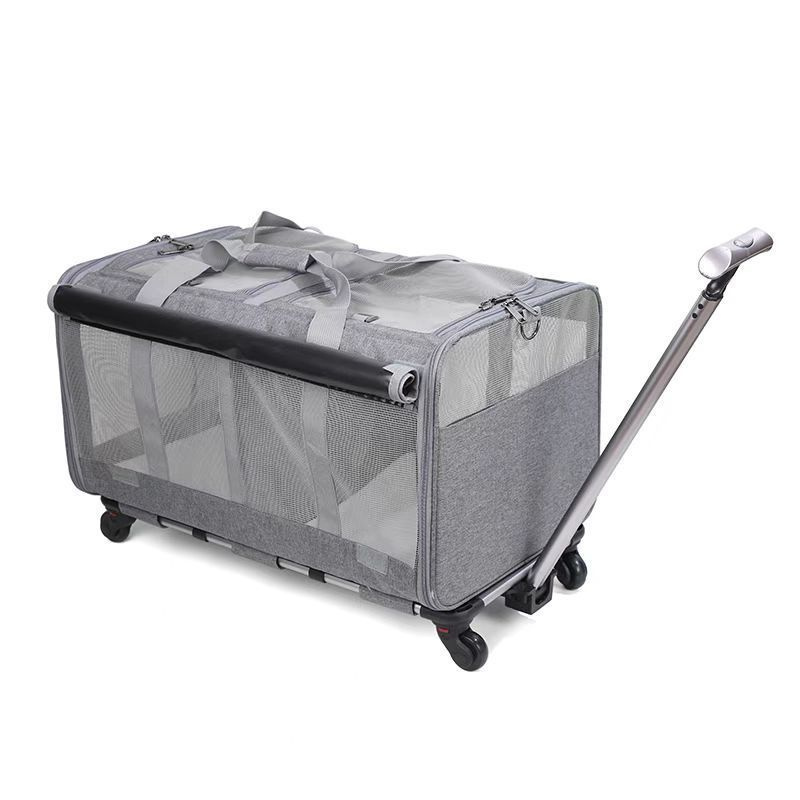 Cat Stroller Carrier Suitcase Dog Travel Bag