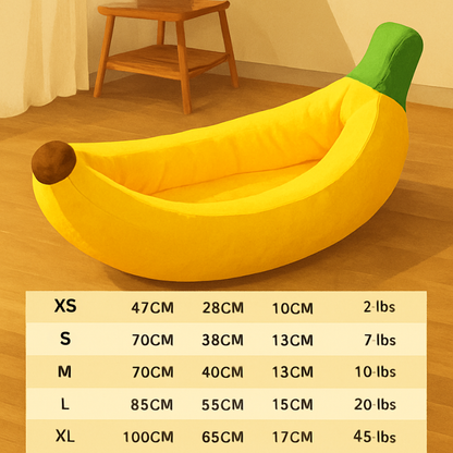 Banana Shape Cat Winter Beds