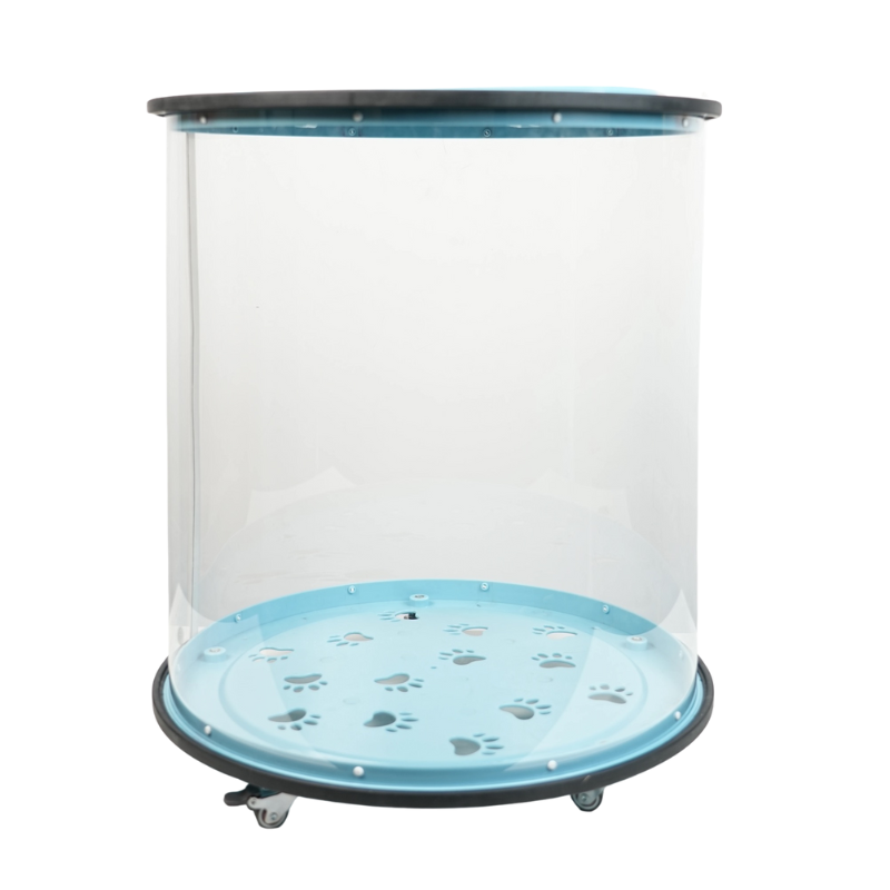 Transparent Rolling Pet Carrier