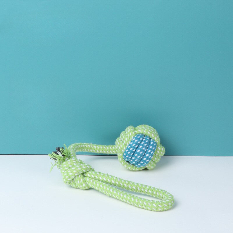 Pet Dog Knotted Rope Pull Tug Toy