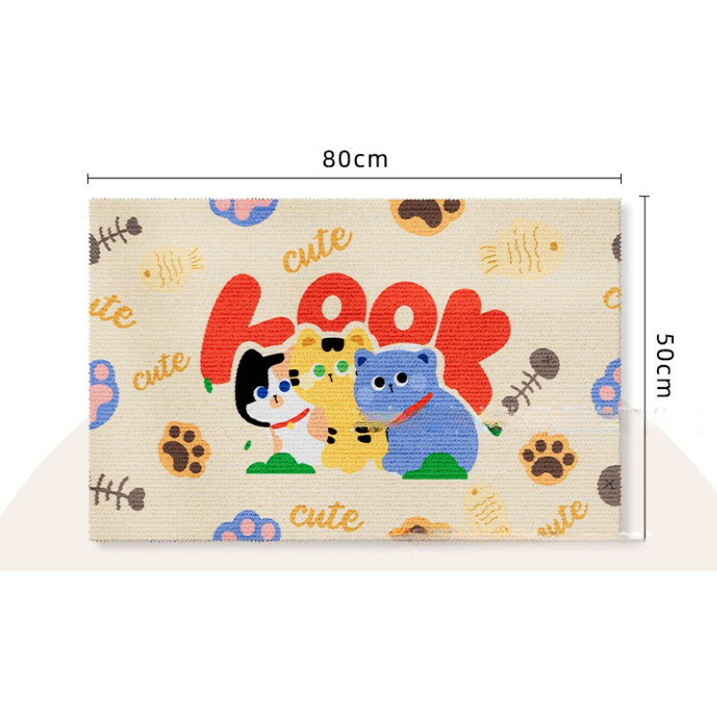 Cat Scratch Mat Self-Adhesive DIY Climb Cat Scratcher Furniture Couch Protector