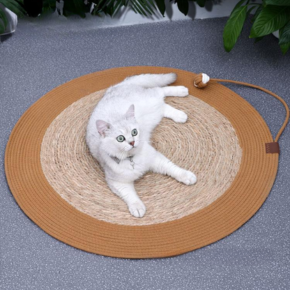 Reed Woven Cat Scratching Mat