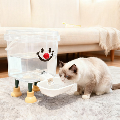 Pet Water Dispenser Cat Automatic Feeding Bucket