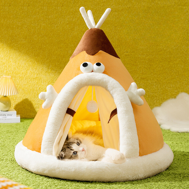 Cozy Tent Cat Bed Small Dog House