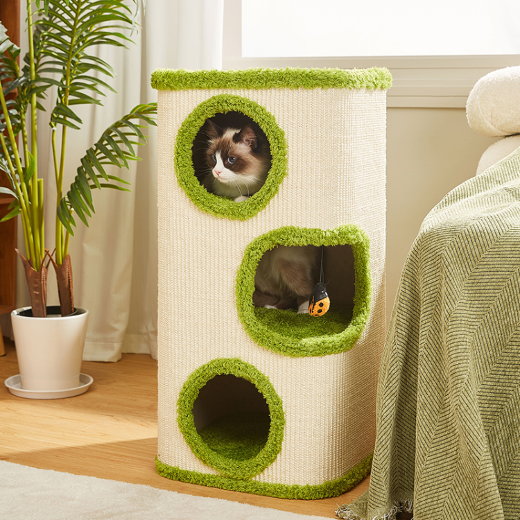 Cat Tree Condo Sisal Multi-layer Cat Cave Toys