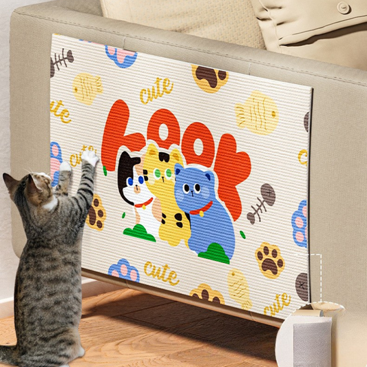 Cat Scratch Mat Self-Adhesive DIY Climb Cat Scratcher Furniture Couch Protector