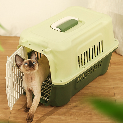 Portable Airline-Friendly Cat Carriers Crates for Small Dogs Durable Plastic