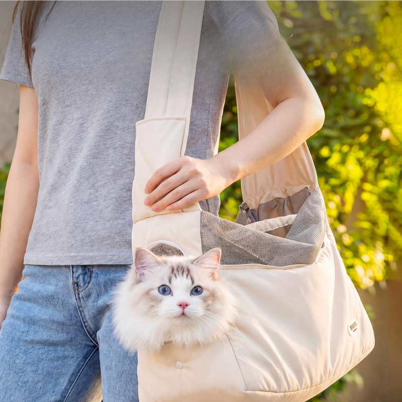 Stylish Cat Carrier Bag Breathable Shoulder Travel Tote