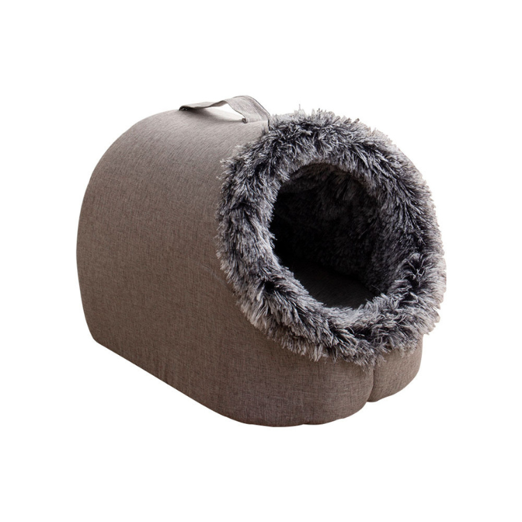 Cat House Winter Warm Closed Dog House Bed