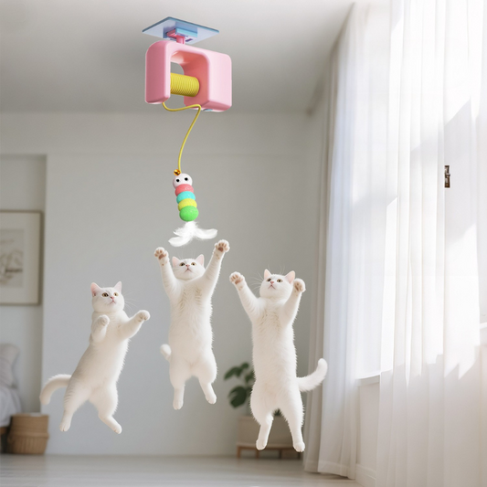 Cat Teaser Stick Caterpillar Electric Toys