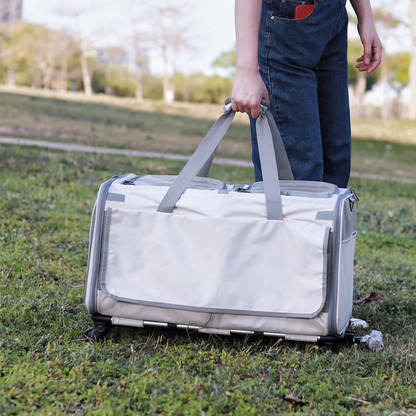 Cat Stroller Carrier Suitcase Dog Travel Bag