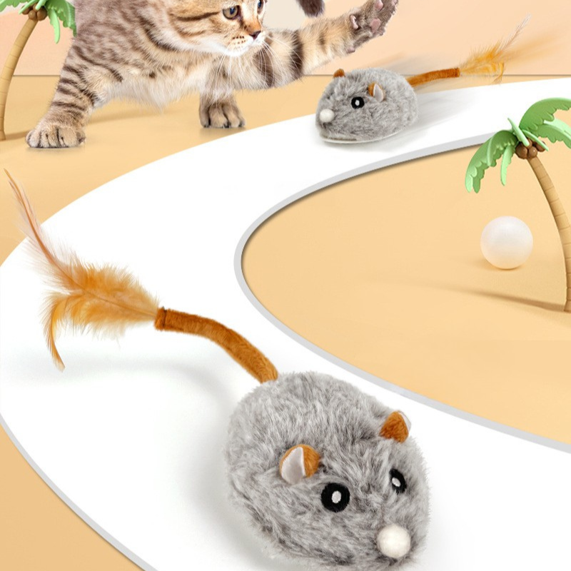 Electric Moving Mouse Cat Toy
