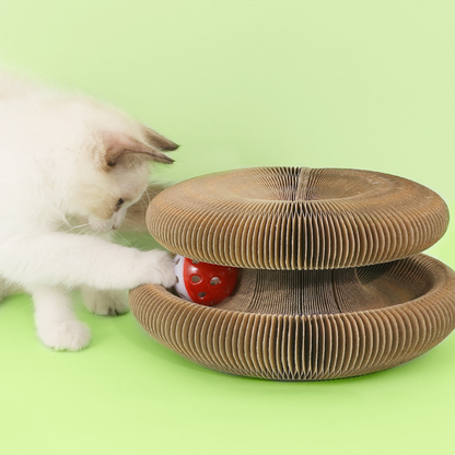 Cat Scratcher Toy with Bell