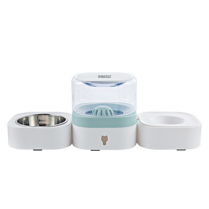 Pet Bowl Water Dispenser Cat Food Bowl Set
