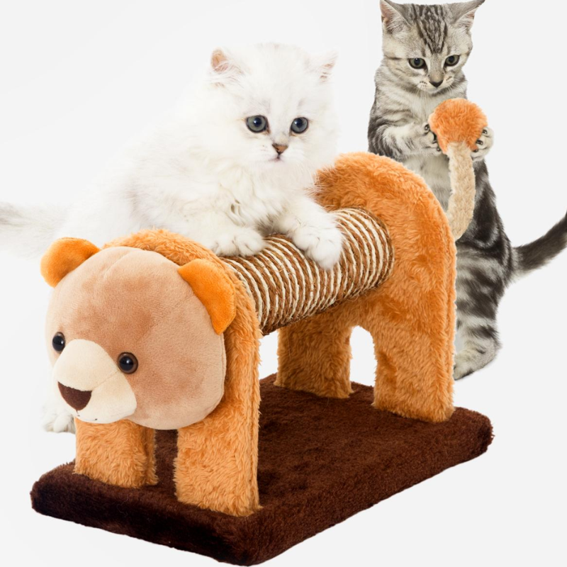 Animal Shaped Cat Scratcher Posts