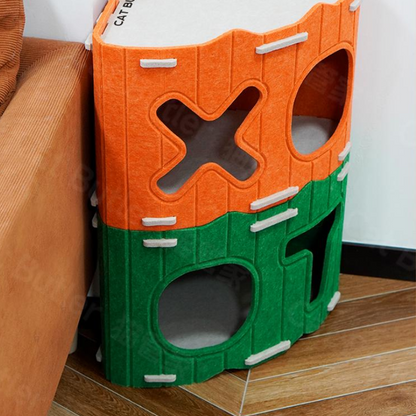 Felt Cat Bed Stackable Tree House