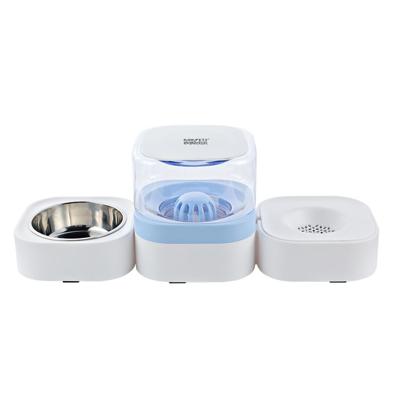 Pet Bowl Water Dispenser Cat Food Bowl Set