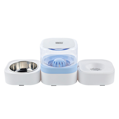 Pet Bowl Water Dispenser Cat Food Bowl Set