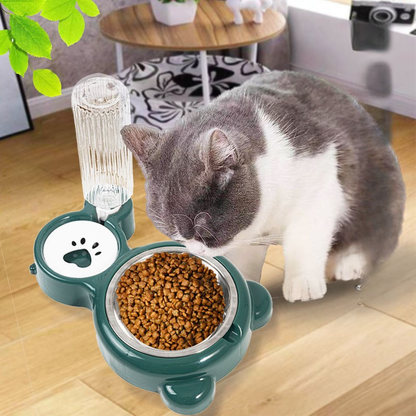 Stainless Steel Pet Bowl Water Dispenser For Cats Dogs