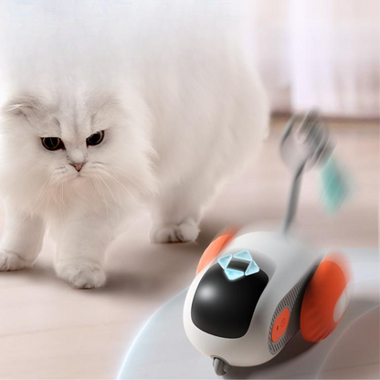 Electric Automatic Racing Car Toys For Cats