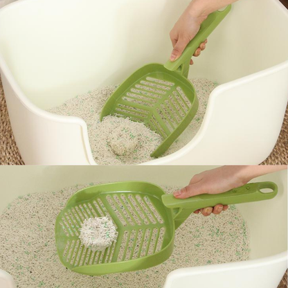 Leaf-Shaped Spray Cat Litter Scoop