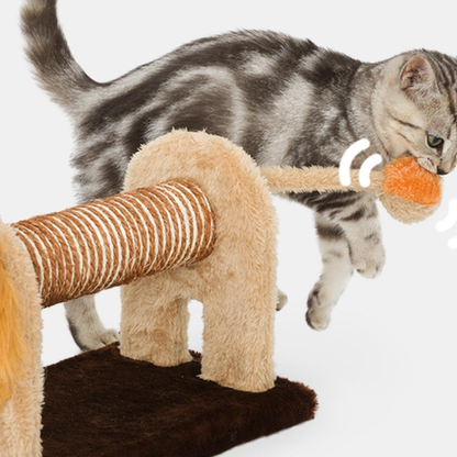 Animal Shaped Cat Scratcher Posts